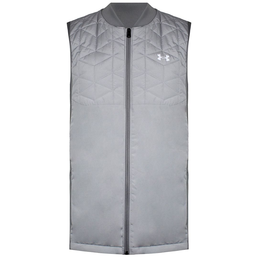 Under Armor Reactor Hybrid Herren Hellgrau Golfgilet Image