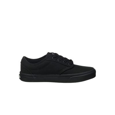 Vans Atwood Low Top Schnürhalter schwarzer Leinwand Kinder Plimsolls Ki5186