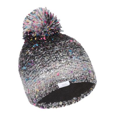 Trespass Womens/Ladies Zabella Knitted Beanie (Schwarz) Image