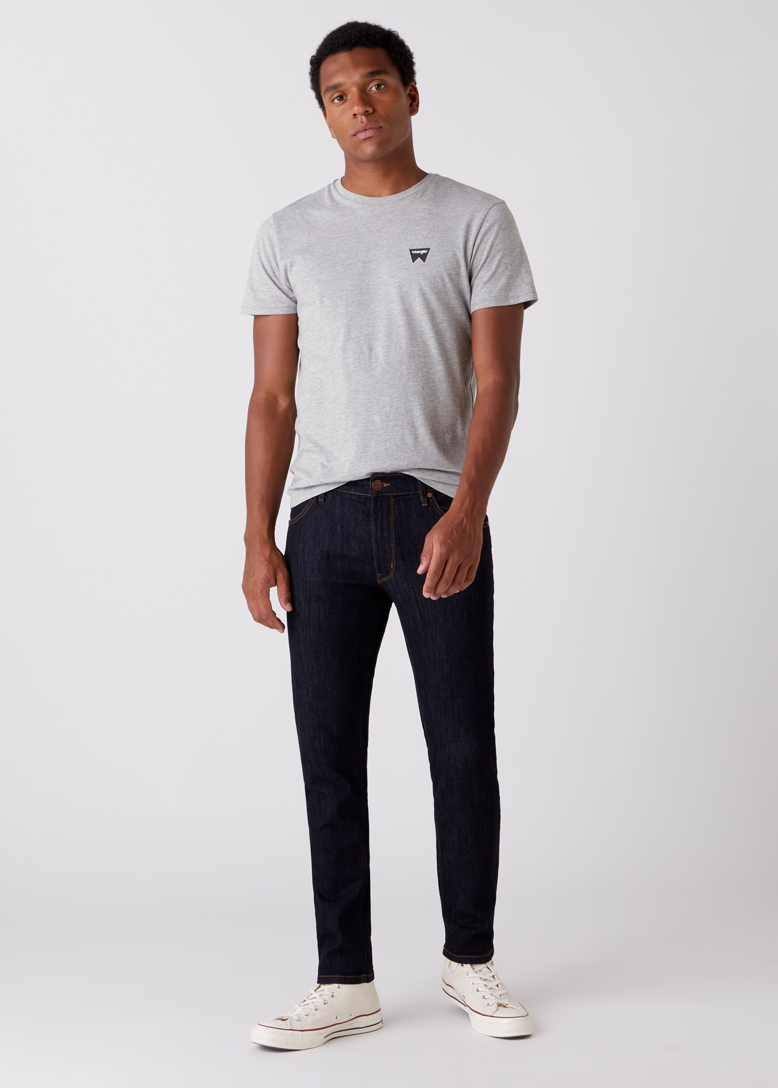 Wrangler Larston Dark Rinse Slim Tapered Jeans