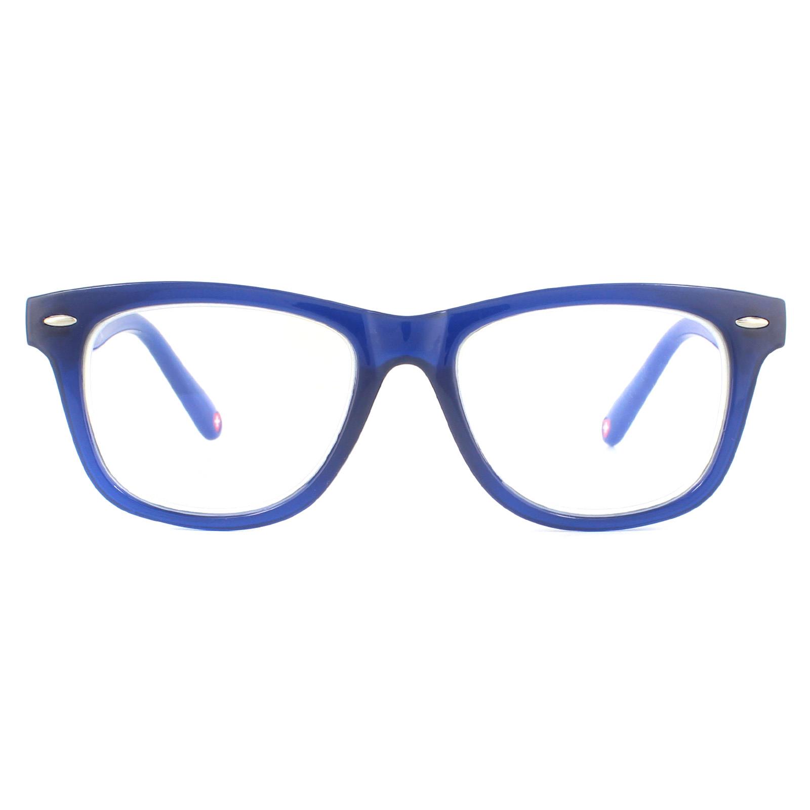 Montana Rechteckige Blaue Kinderbrille Brillenrahmen Image