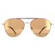Serengeti Aviator Unisex Rose Gold Saturn Polarisierte Fahrer Gold Odell