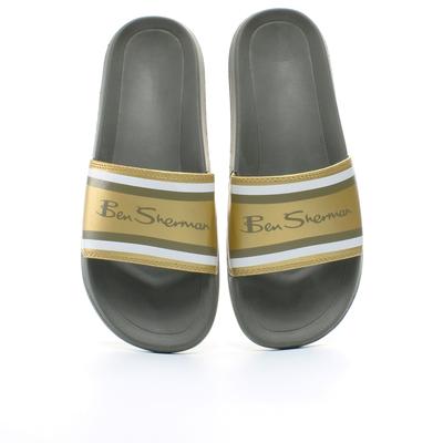 Ben Sherman Weston Mens Khaki Sliders Image