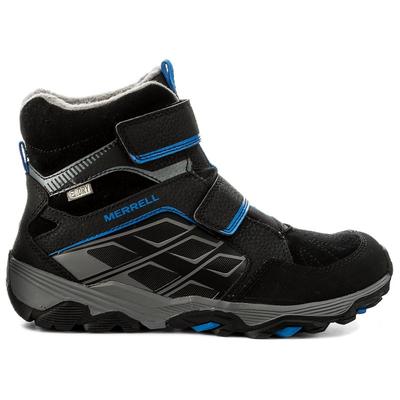 Merrell Moab Polar wasserdichte Kinder schwarze Stiefel Image