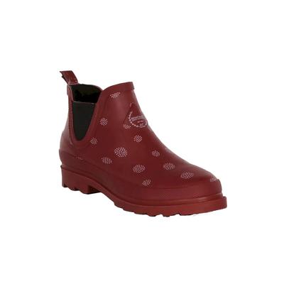 Regatta Womens/Ladies Harper Cosy Dotted Ankle Wellington Boots (Cabernet)