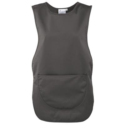 Premier Ladies/Womens Pocket Tabard (2er-Pack) (Dunkelgrau) Image