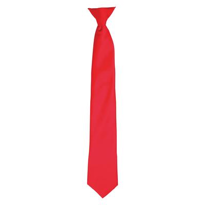 Premier - Krawatte für Herren/Damen Unisex (Erdbeer Rot) Image
