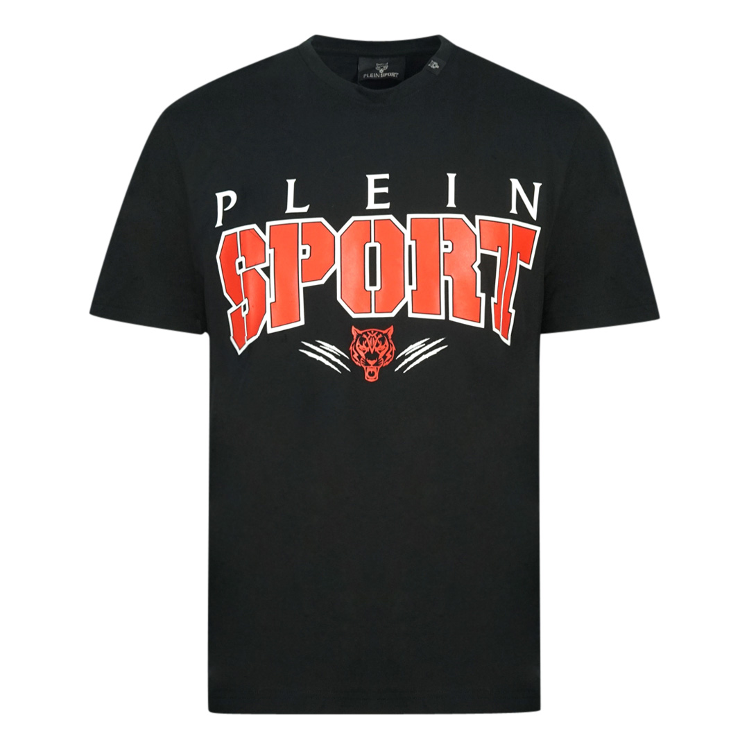 Plein Sport Bold Sport Logo Schwarzes T-Shirt Image