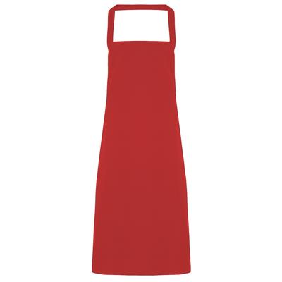Premier Ladies/Womens Slim Apron (ohne Tasche) (2er-Pack) (Rot) Image