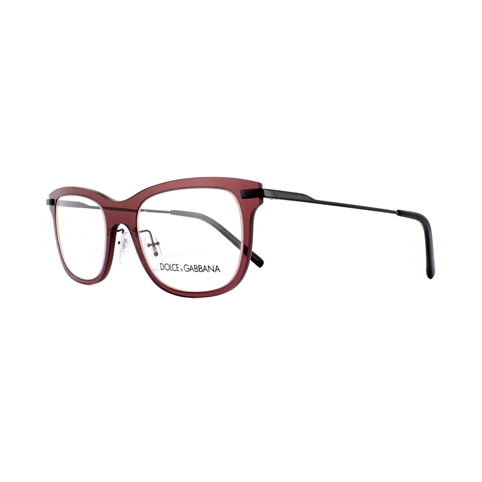 Dolce & Gabbana Brillenfassungen DG 1293 01 Bordeaux 51mm Herren