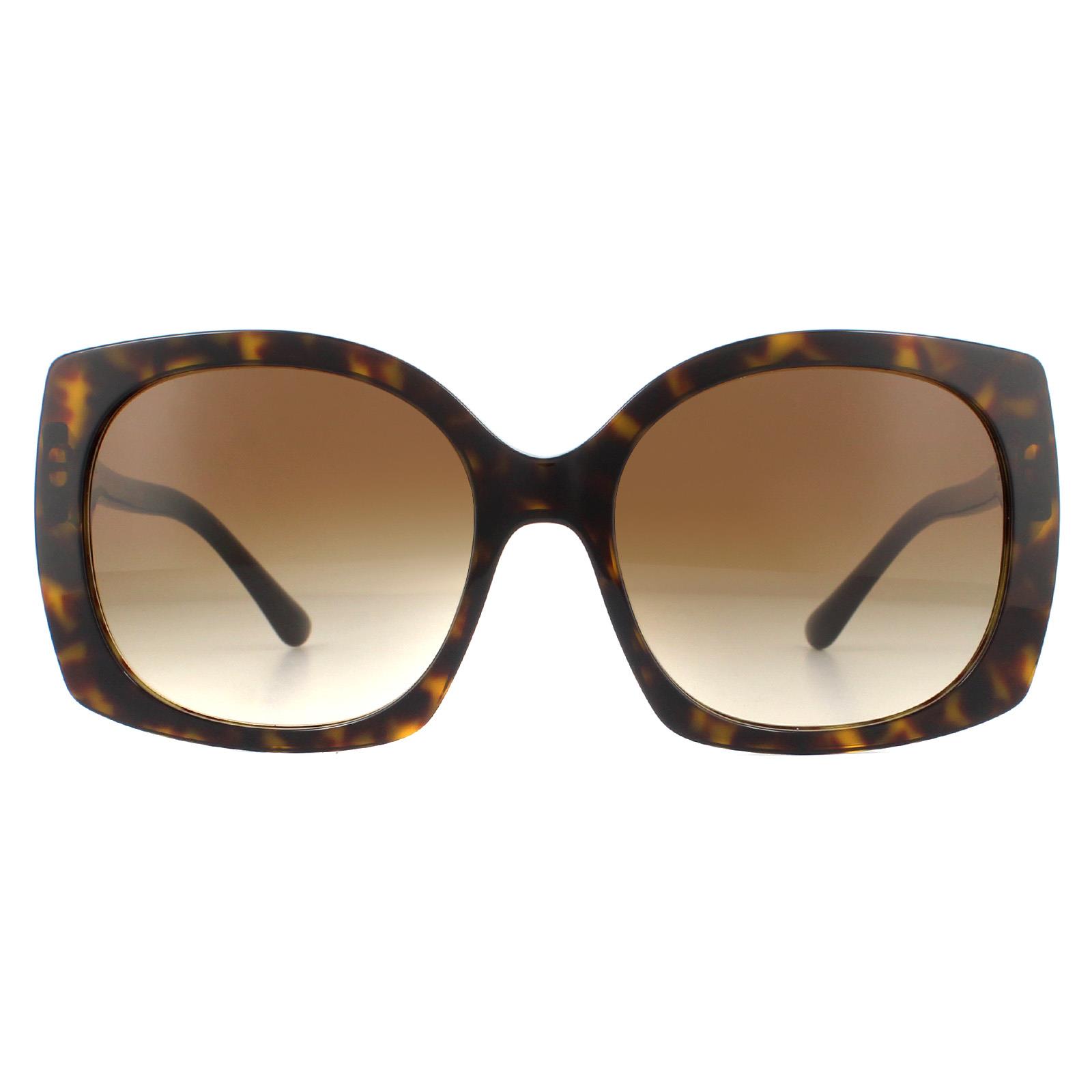 Dolce & Gabbana Sonnenbrille DG4385 502/13 Havanna Braun Gradient Dunkelbraun