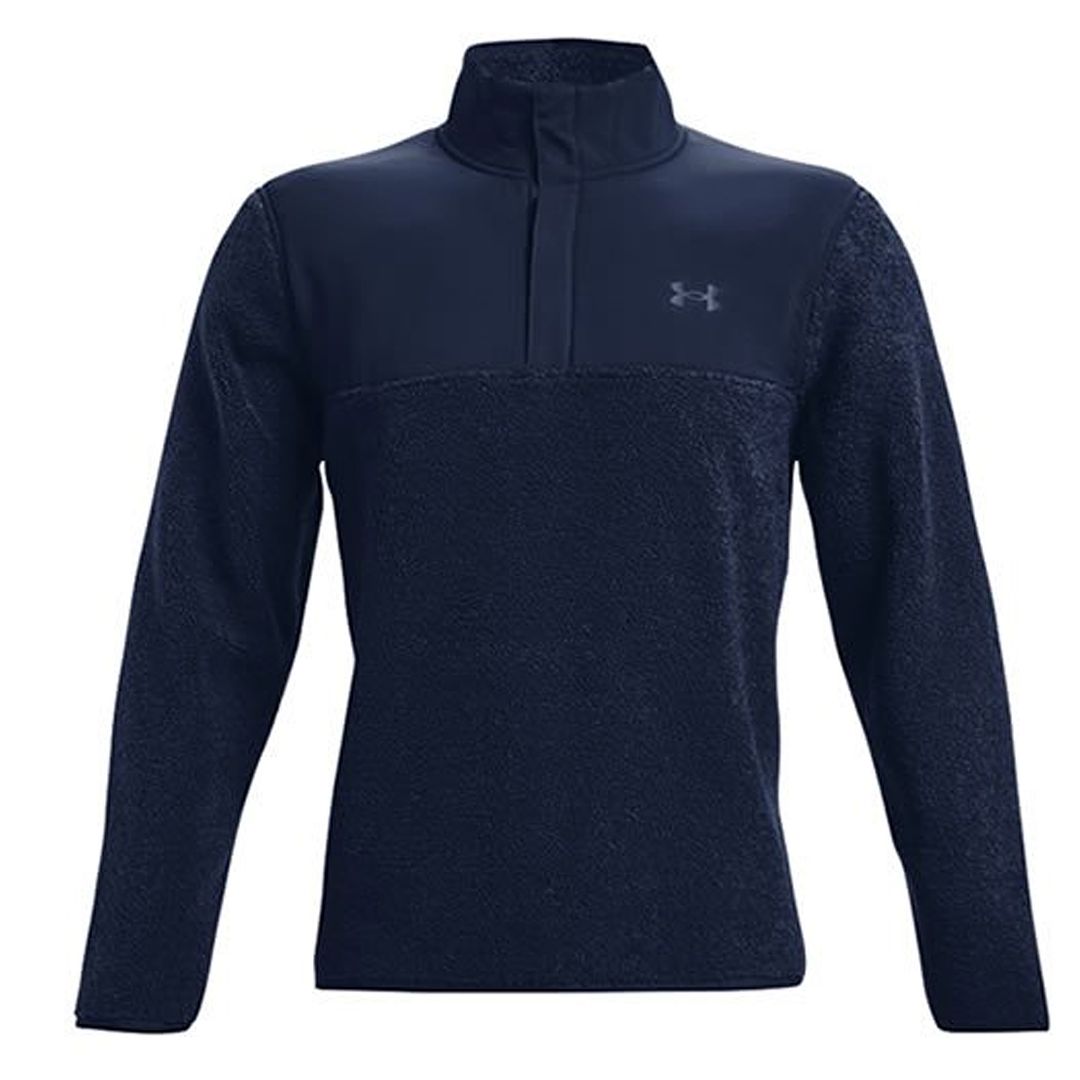 Under Armour Fleece Stapel Herren Navy Golfpullover Image