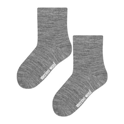 Steven - Kids Warm Merino Wool Thermal Socks - Hellgrau Image
