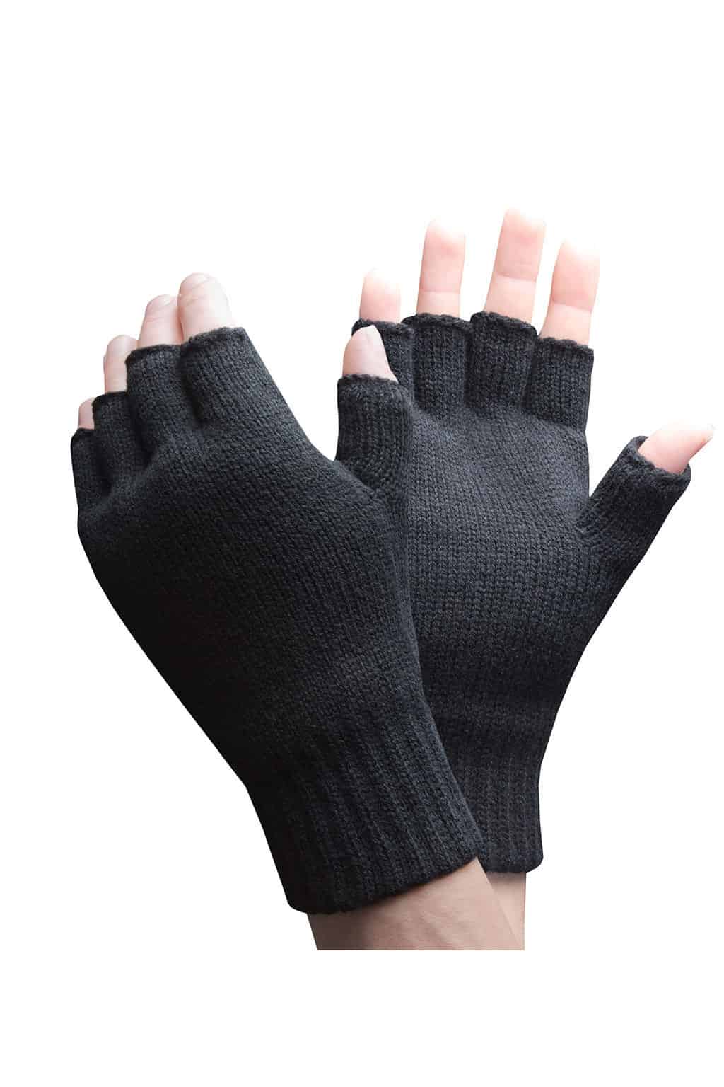 Herren Winter Warm 3.2 TOG Fleece gefüttert Isolierte Fingerlose Handschuhe Image