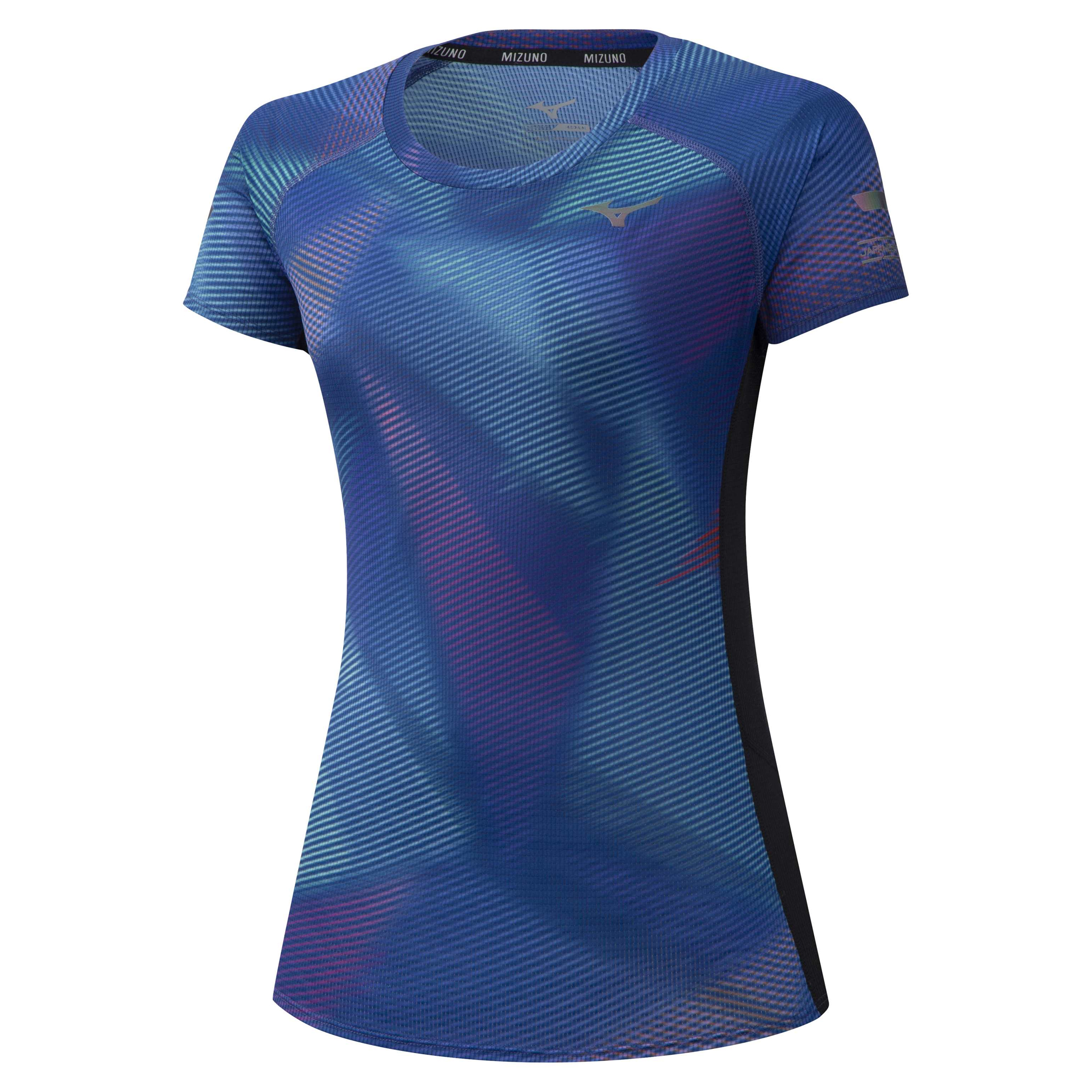 Mizuno Aero Womens Blue T-Shirt Image