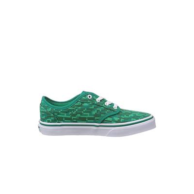 Vans Atwood Schnürung Grüne Leinwand Kinder Plimsolls Znrfdn Image