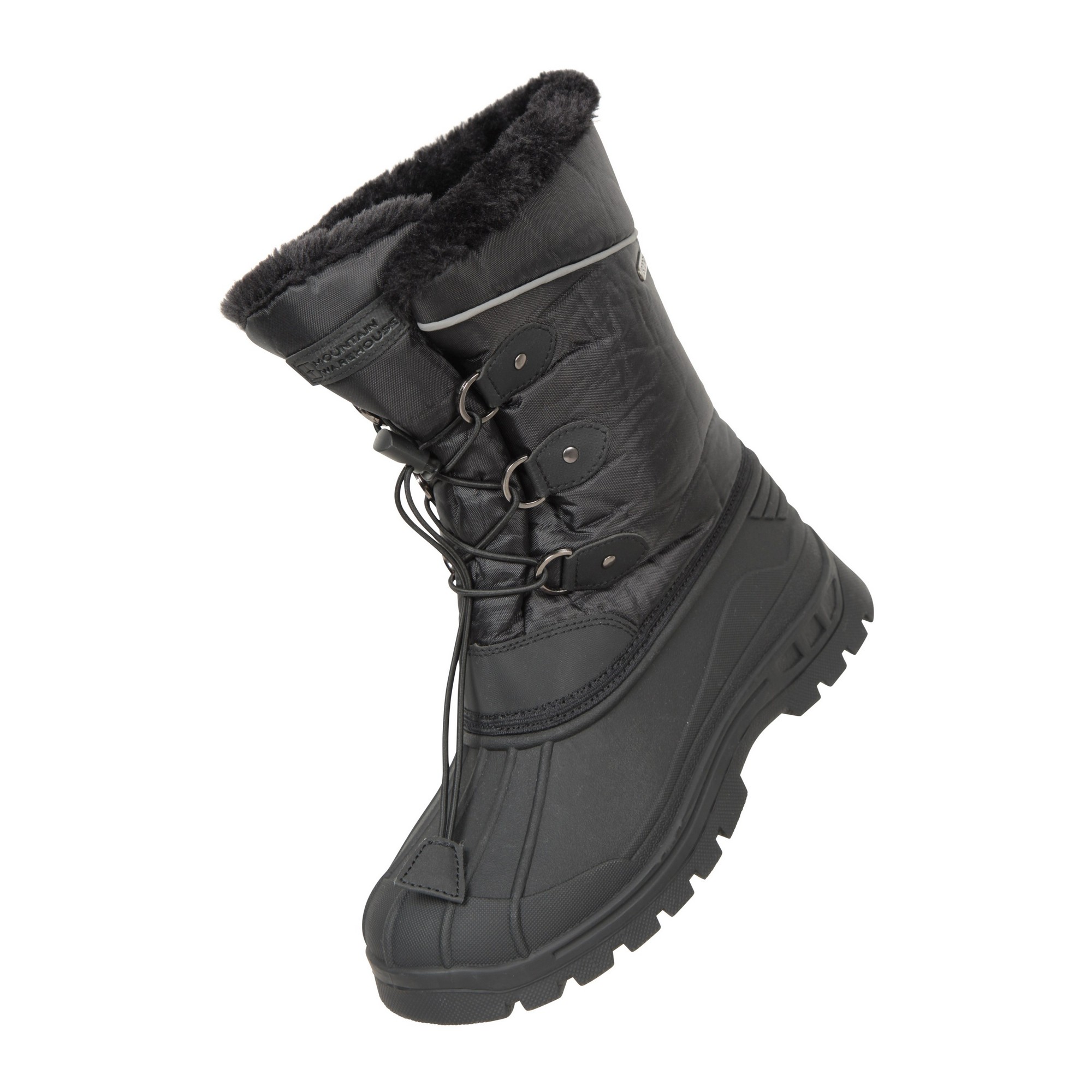 Mountain Warehouse Childrens/Kids Whistler Adaptive Schneestiefel (Schwarz) Image