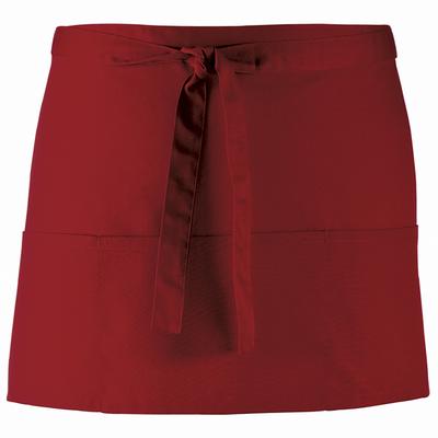Premier Ladies/Womens Colours 3-Pocket-Schürze (2er-Pack) (Burgunderrot) Image