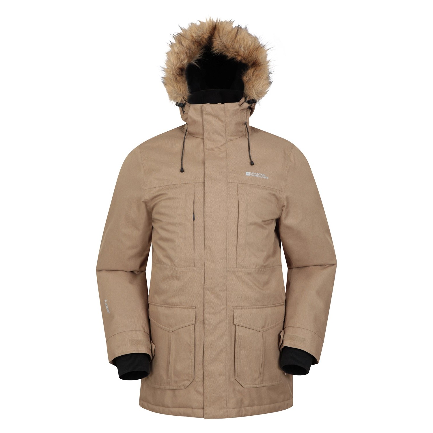 Mountain Warehouse Herren Gorge II Lange Jacke (Stein) Image