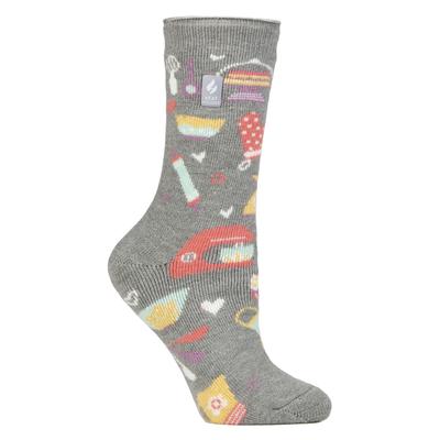 Womens Fun Hobby Socken | Heat Holders Lite | Novelty Winter Fleece gefüttert Thermo Socken - Love To Bake Image
