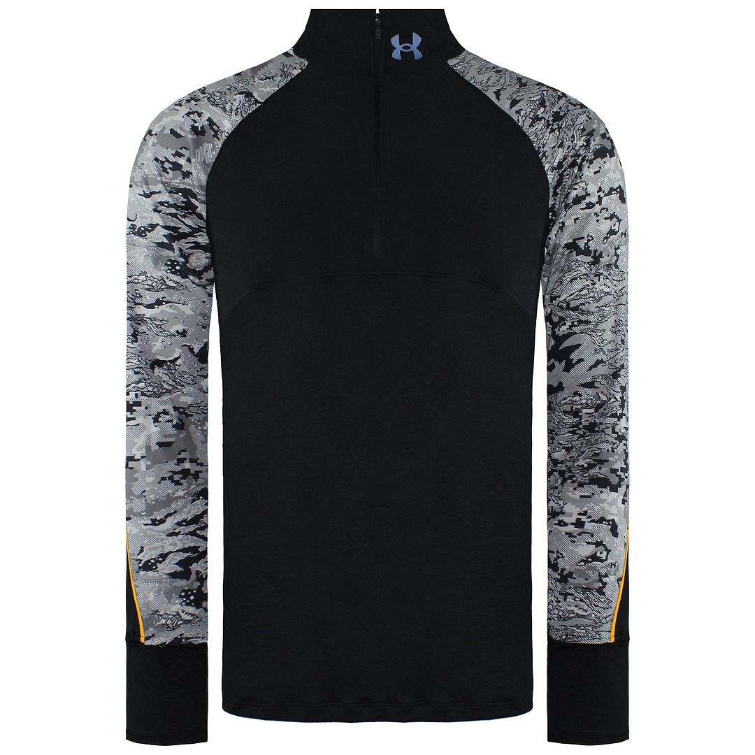 Under Armour Reißverschluss Up Black /Grey Herren Qualifier Lauf 2.0 II -Pullover 1365664 002 Image
