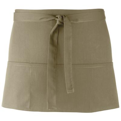Premier Ladies/Womens Colours 3-Taschen-Schürze (Olive) Image