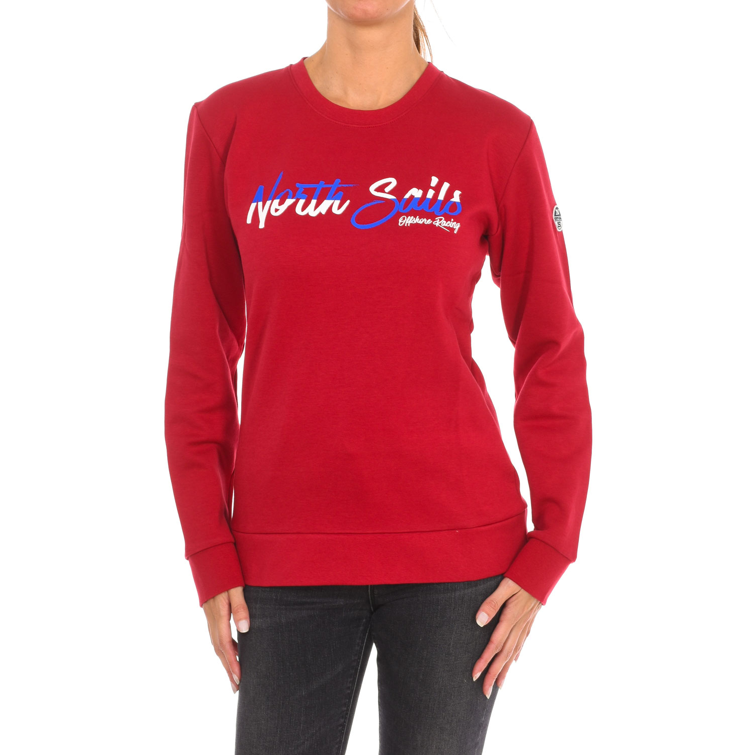 Langärmeliges Sweatshirt mit Rundhalsausschnitt 9024250 women Image
