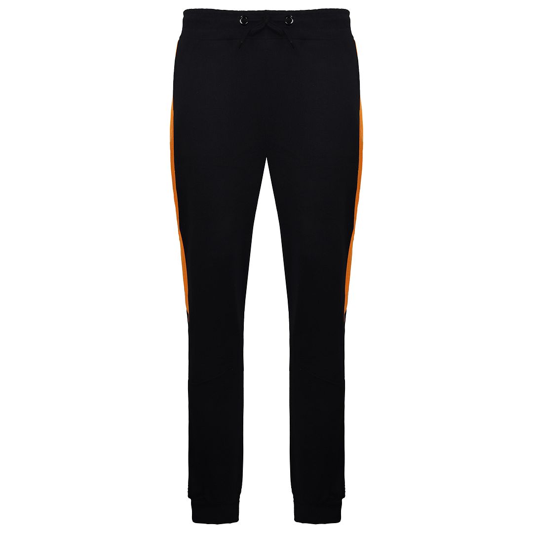 Widmen Sie London Ronnie Mens Black/Orange Track Hosen