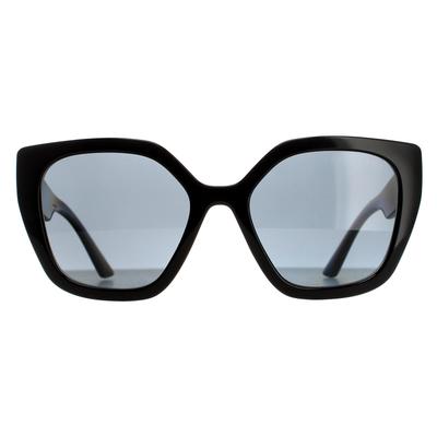 Prada Rectangle Womens Schwarz Grau Polarisiert PR24XS Sonnenbrille