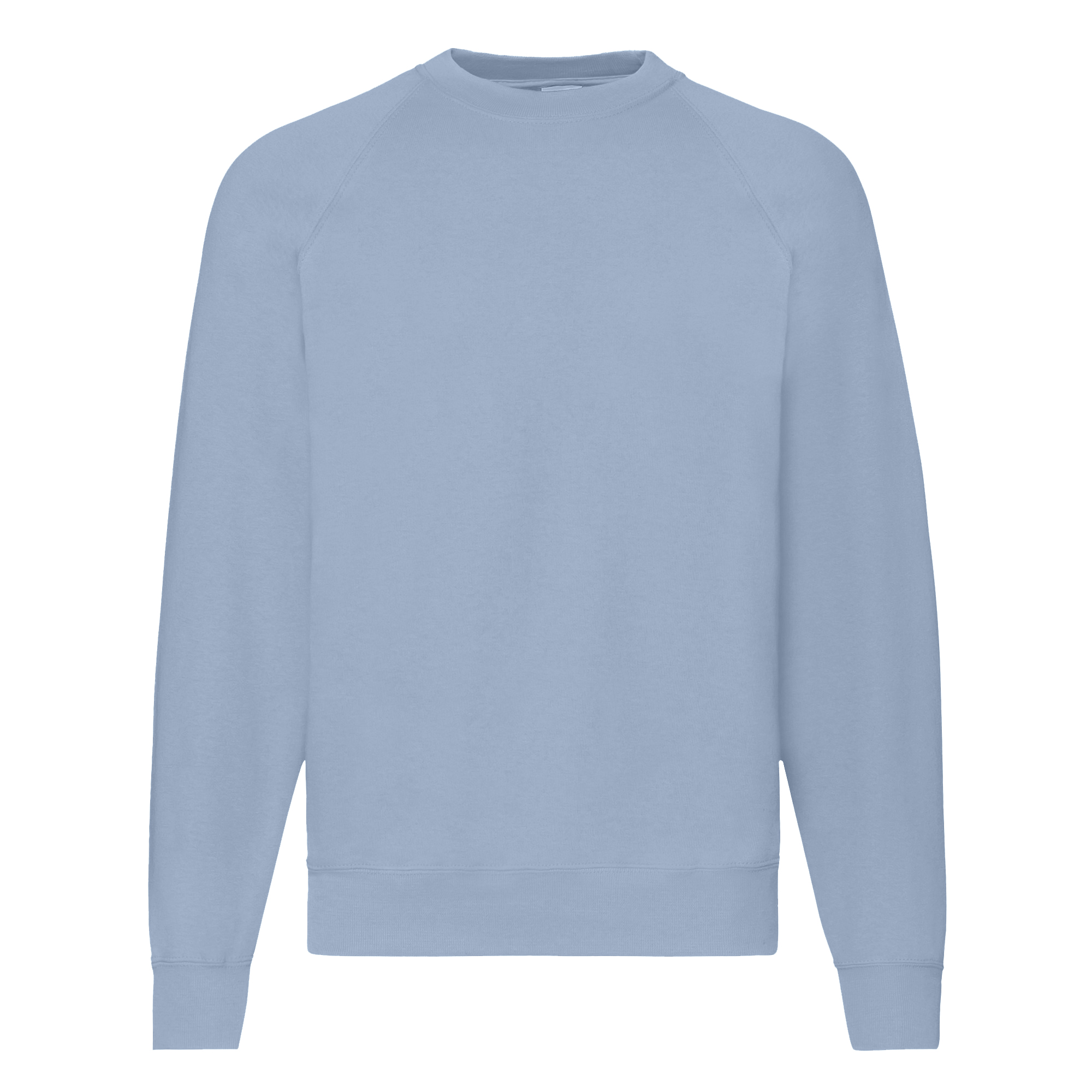 Fruit Of The Loom Herren Raglan-Ärmel Belcoro® Sweatshirt (Mineral Blau) Image