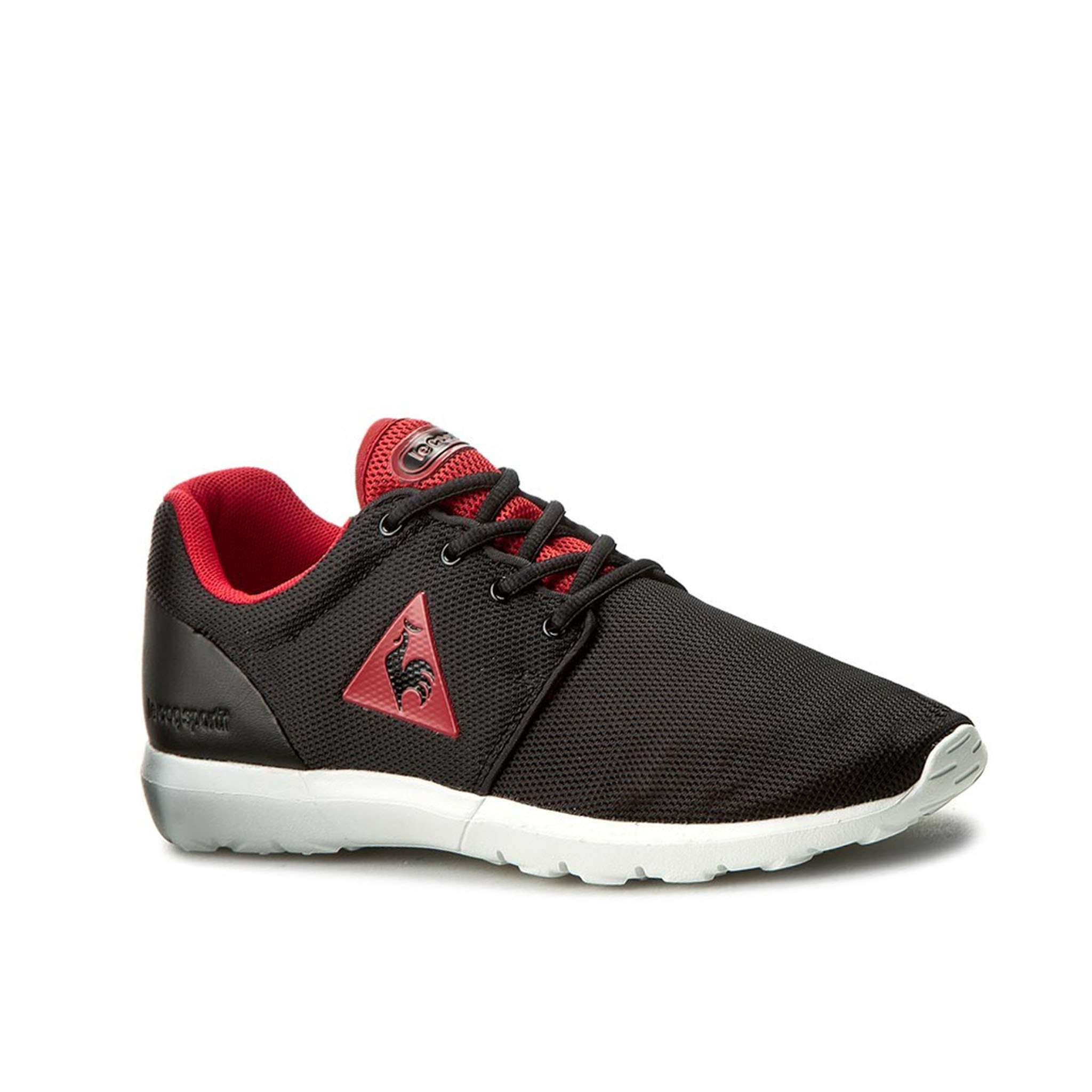 Le Coq Sportif Dynacomf Sommer Mesh Kids Schwarze Trainer Image
