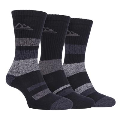 3 Paar Damen Anti Blister Baumwolle Wandern Socken mit gepolsterter Sohle Image