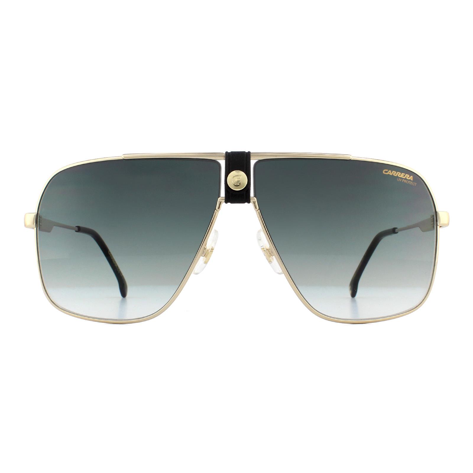 Carrera Sonnenbrille 1018/S 2M2 9K Schwarz Gold Grün Gradient Image