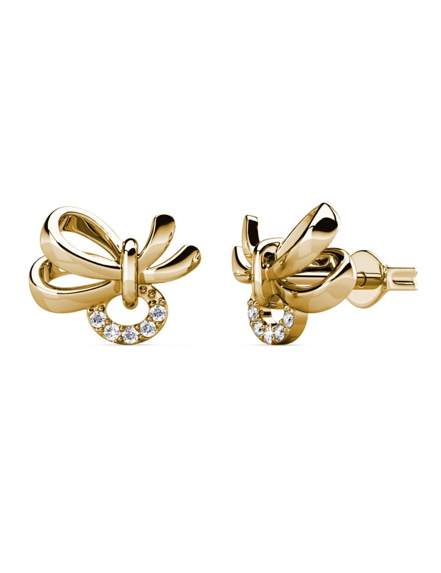 Posie-Ohrringe - Gold und Kristall Image