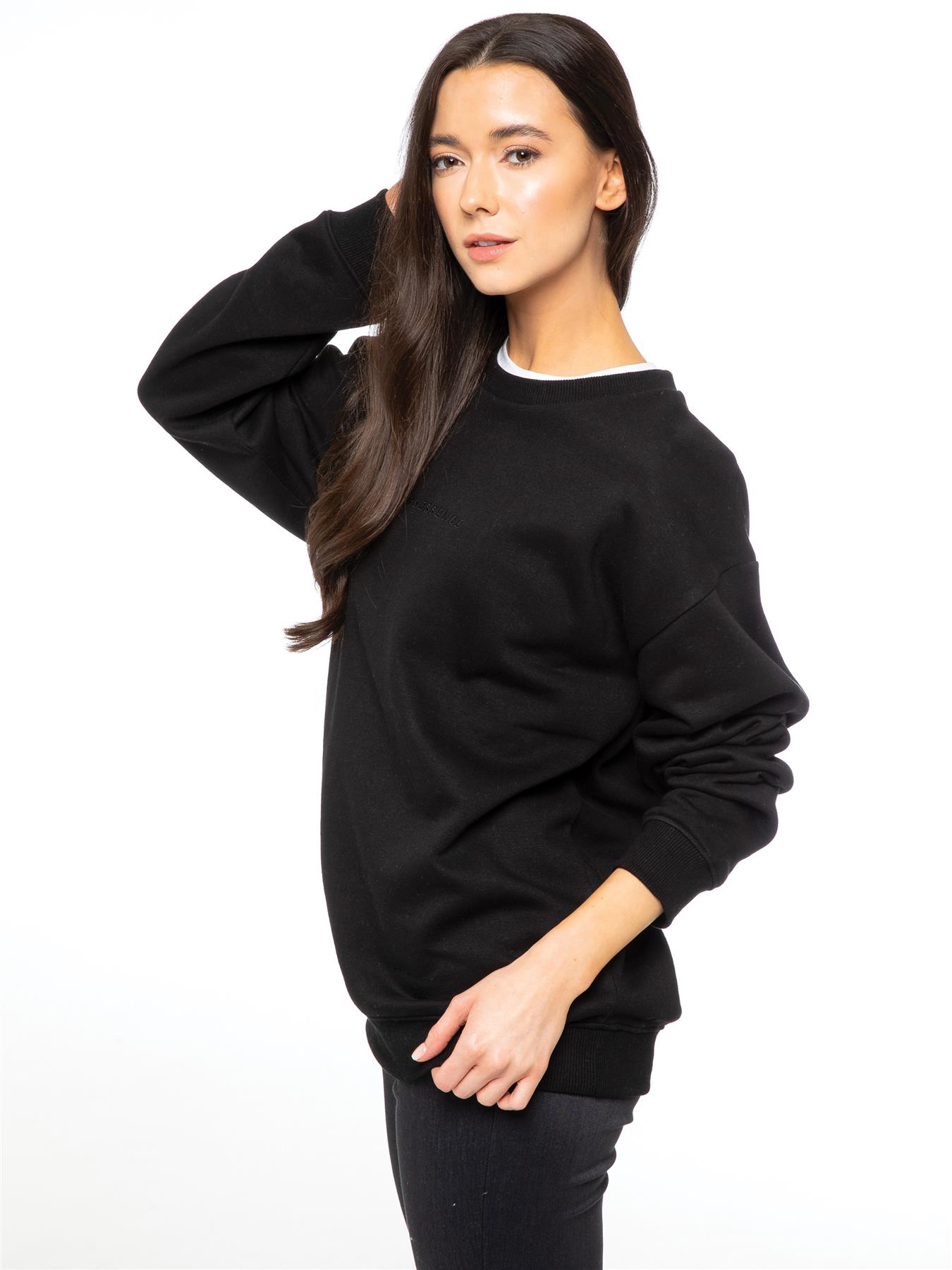 Enzo Ladies Embriodered Sweatshirt in Übergröße Image