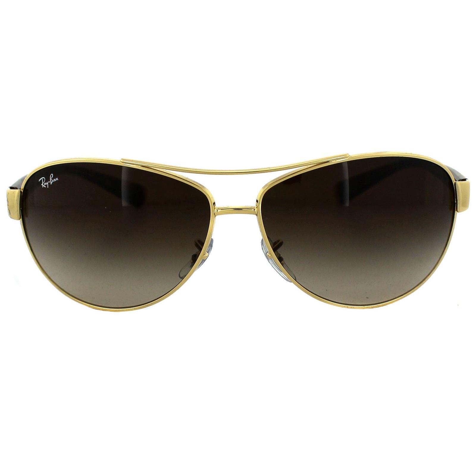 Ray-Ban Sonnenbrille 3386 Gold Braun Gradient 001/13 Image