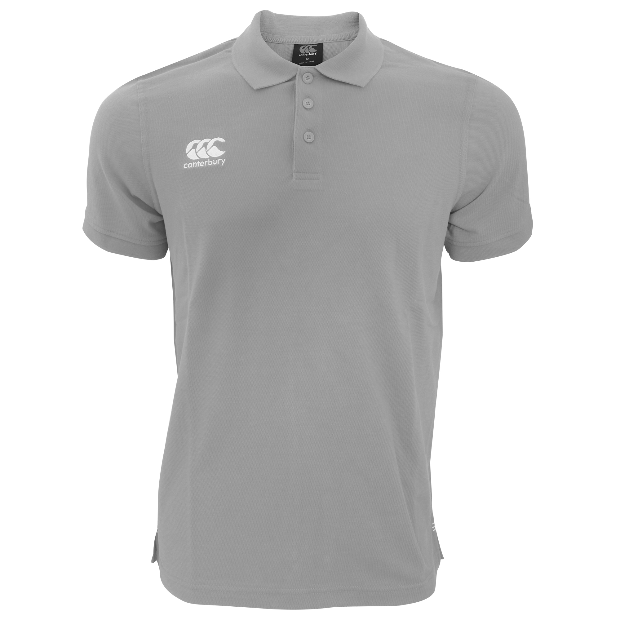 Canterbury Herren Waimak Kurzarm Pique Polo Shirt (Grau meliert) Image