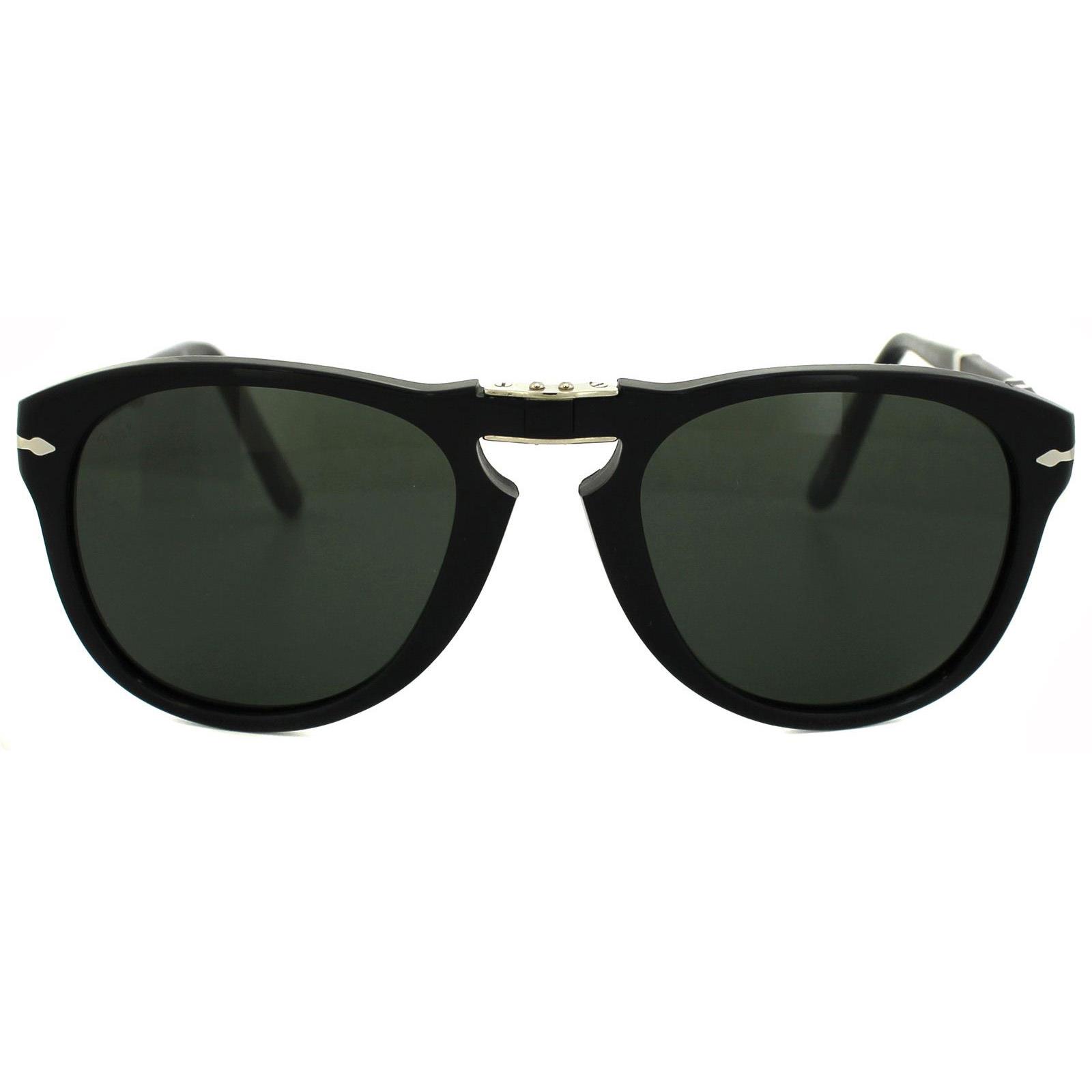 Persol Sonnenbrille 714 95/31 Schwarz Grün Folding Steve McQueen 54mm Image