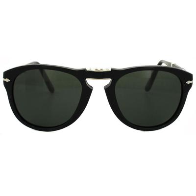 Persol Sonnenbrille 714 95/31 Schwarz Grün Folding Steve McQueen 54mm