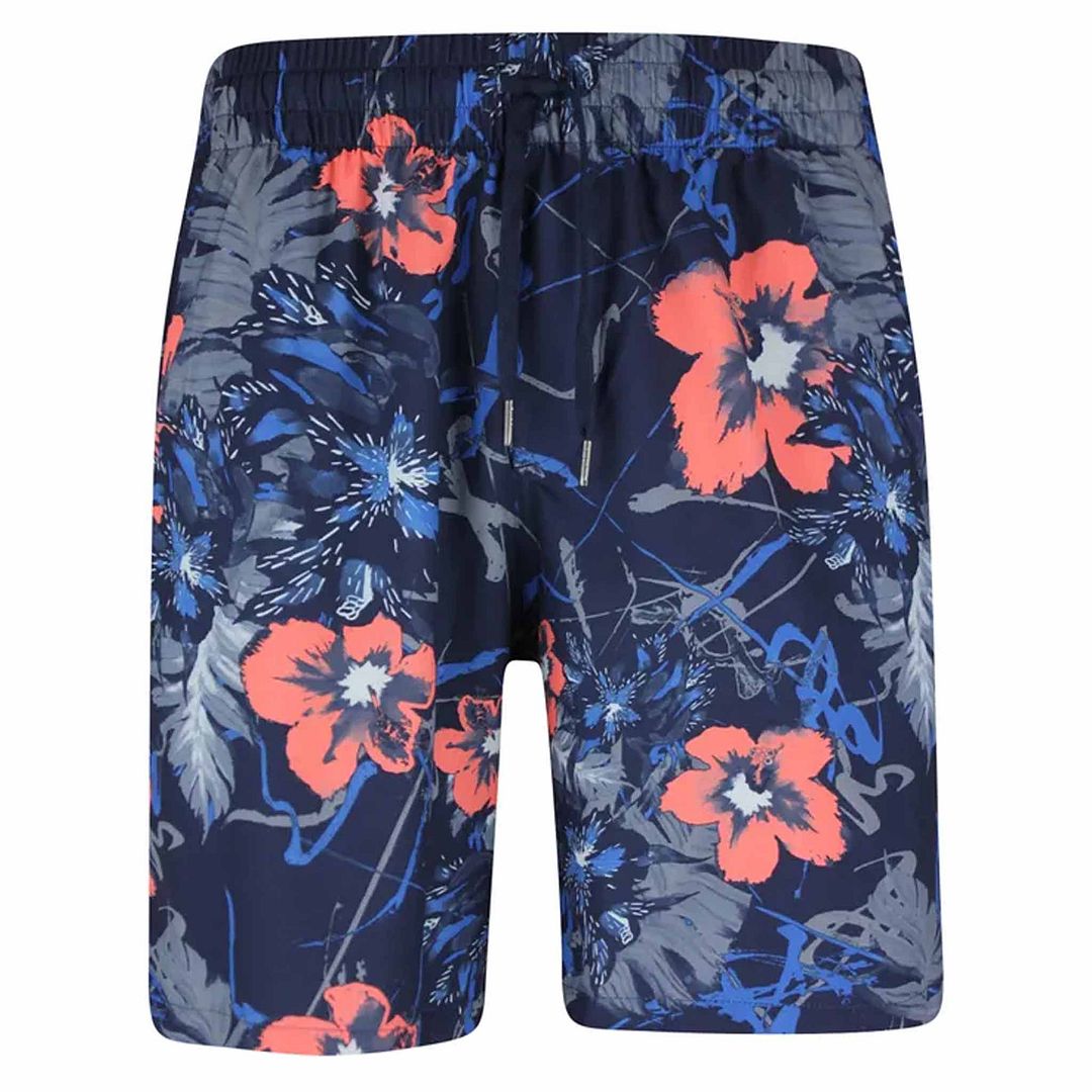 Puma Nassau Kurzschlärve bedruckte dunkelblaue Herren Shorts 533796 02 Image