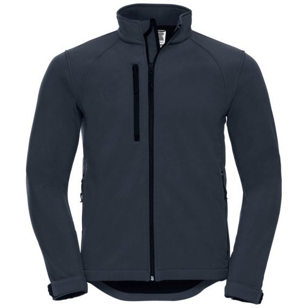 Russell Mens Water Resistant & Windproof Softshell Jacket (French Navy) Image