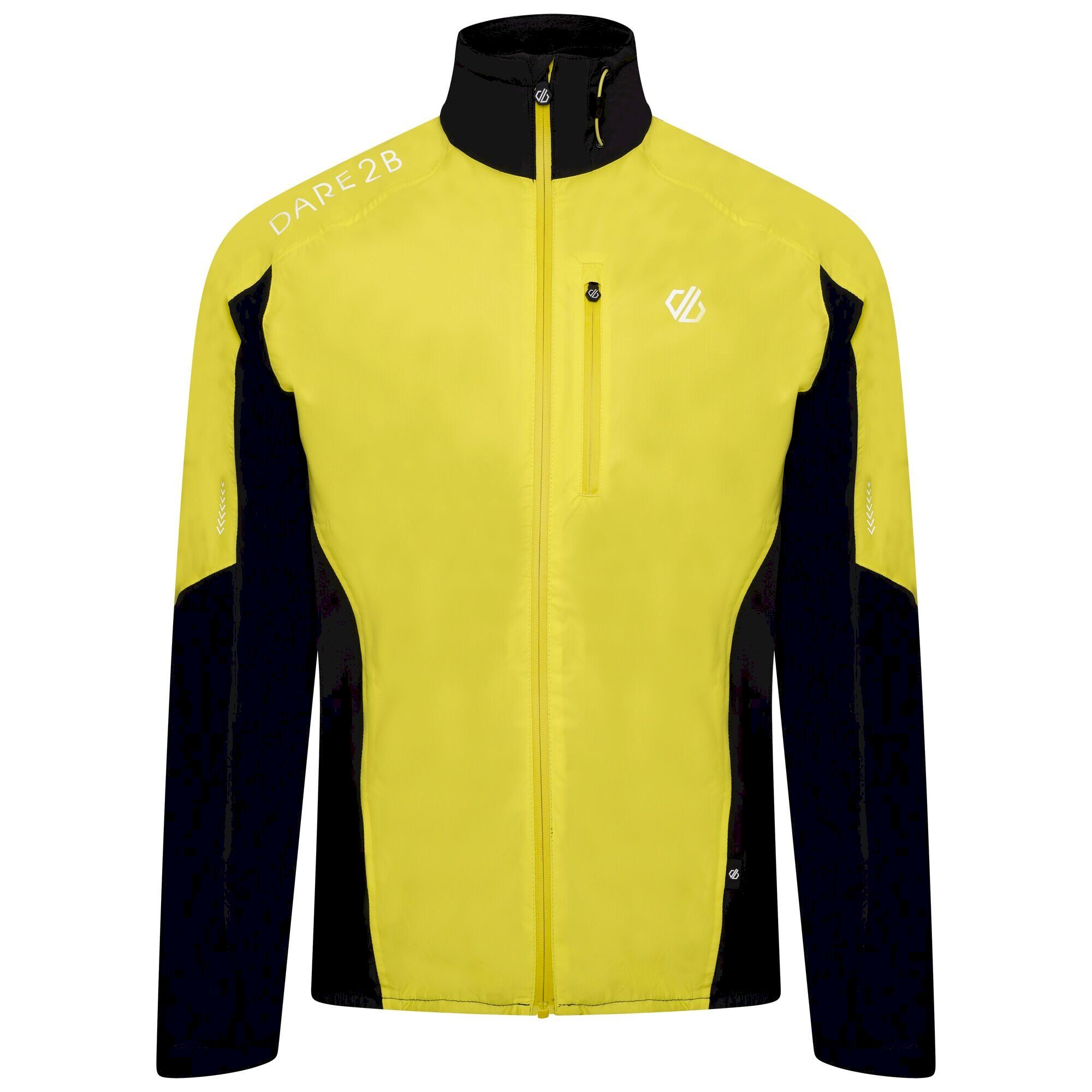 Dare 2B Mens Mediant II Radfahren Jacke (Neon Frühling/Schwarz) Image