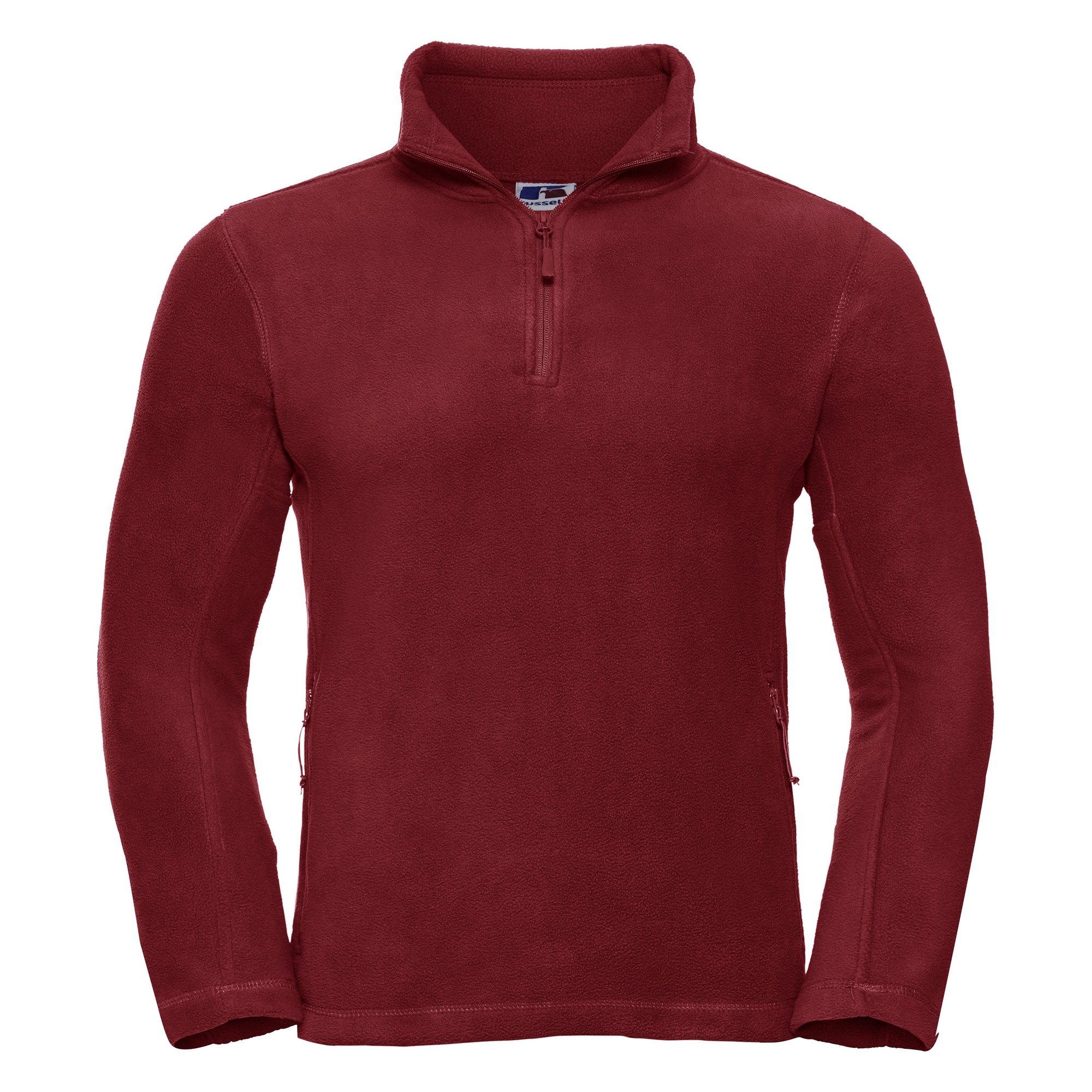 Russell Herren 1/4 Zip Outdoor Fleece Top (Klassisch Rot) Image