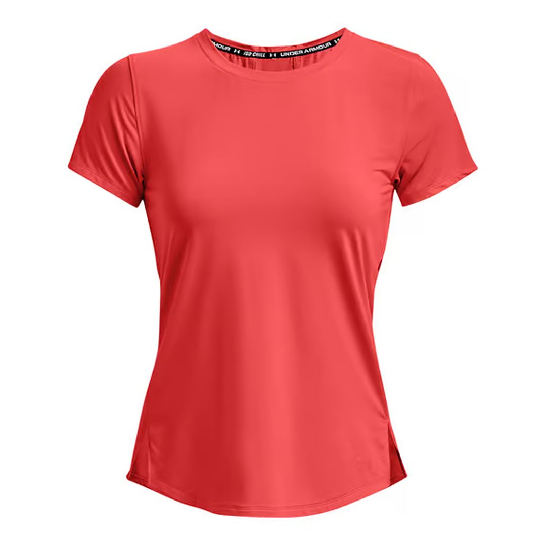 Under Armour Isochill Run Laser Womens Orange T-Shirt Image