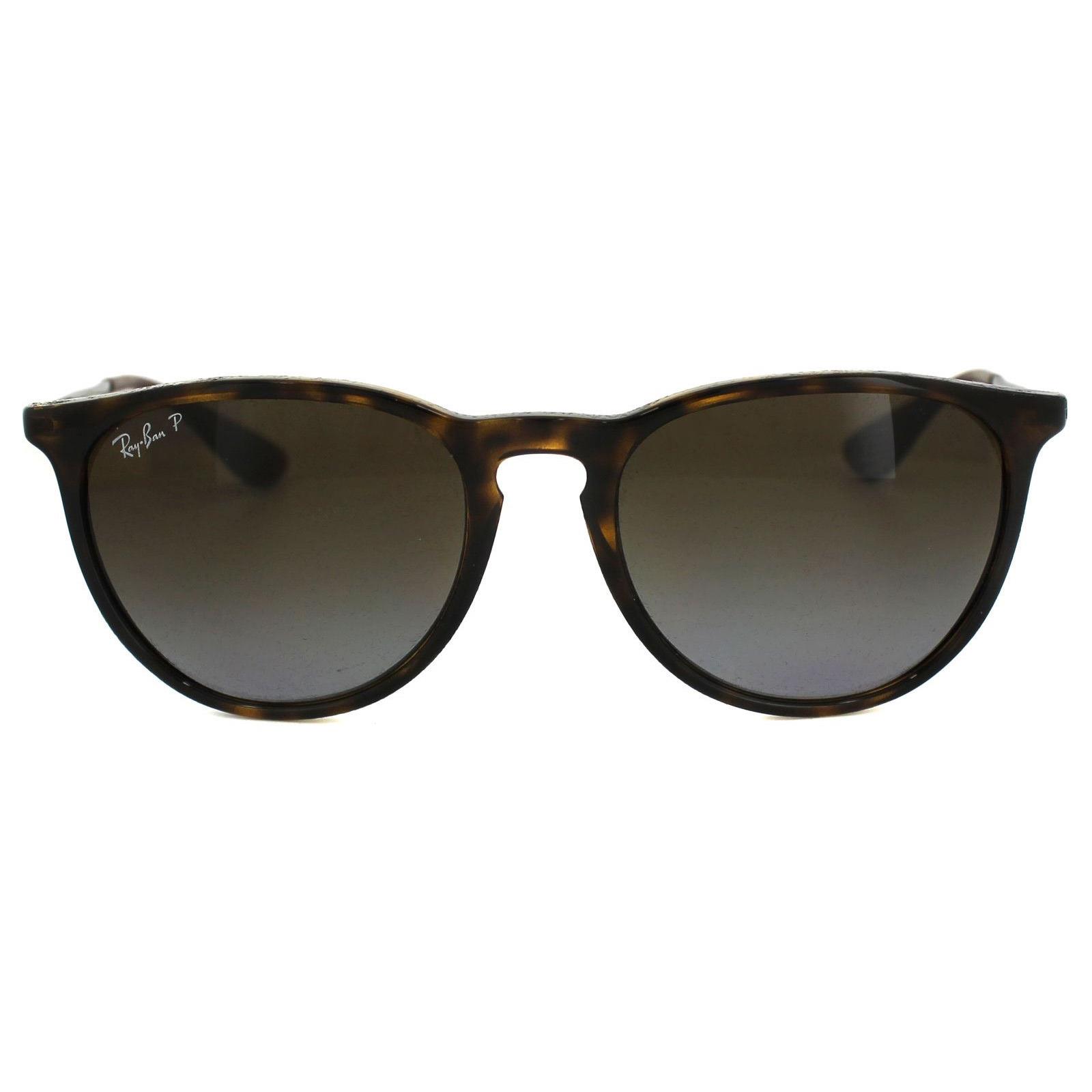 Ray-Ban Sonnenbrille Erika 4171 710/T5 Tortoise & Gunmetal Braun Gradient Polarisiert Image