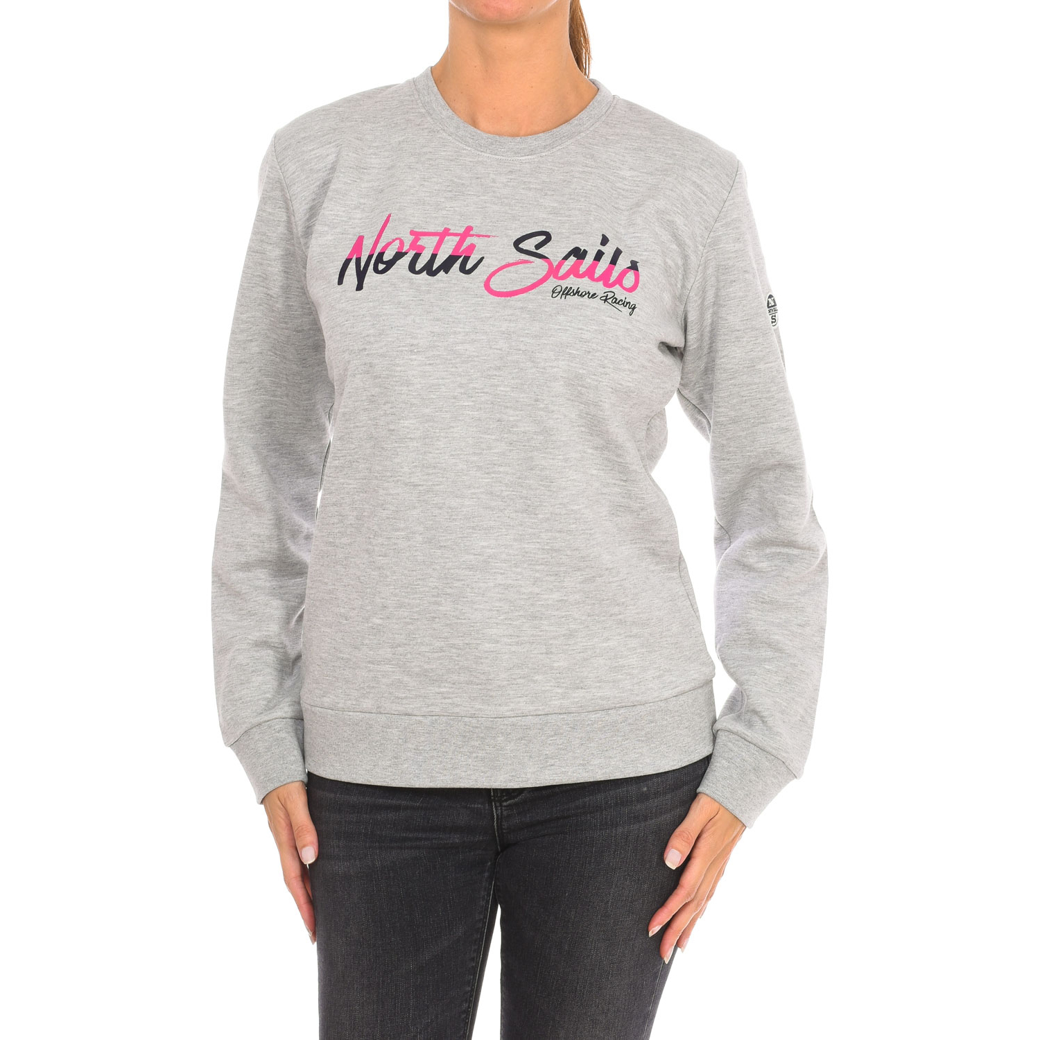 Langärmeliges Sweatshirt mit Rundhalsausschnitt 9024250 women Image