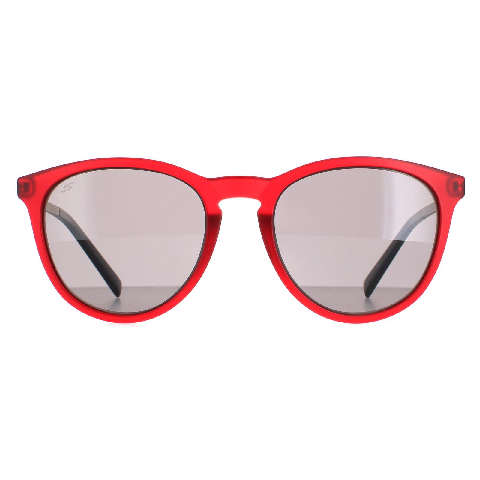 Serengeti Rund Unisex Matt Kristall Rosa Saturn Polarisiert Rauch Brawley Image