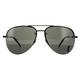 Saint Laurent Aviator Unisex Sonnenbrille Schwarz Grau