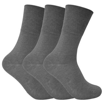 3 Pack Damen nicht elastische thermische diabetische Socken für schlechte Durchblutung Image