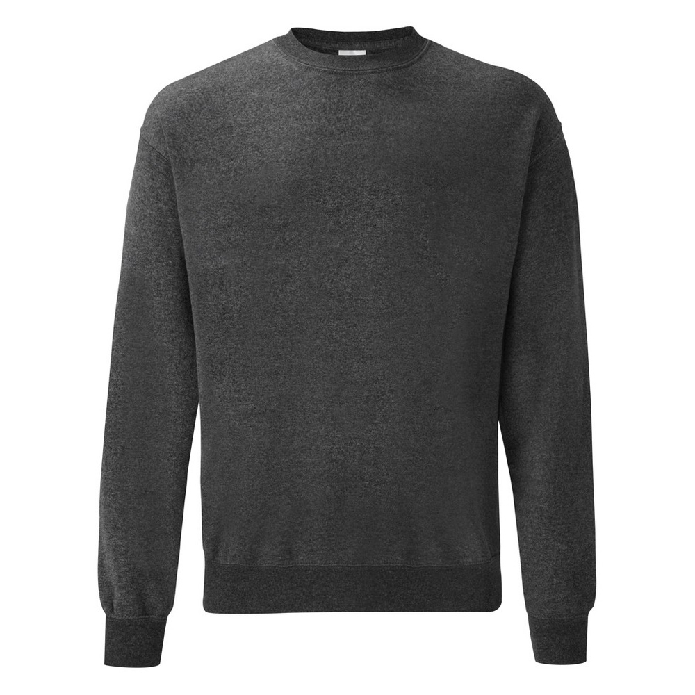 Fruit Of The Loom Mens Classic Drop Shoulder Sweatshirt (dunkles Heidekraut) Image